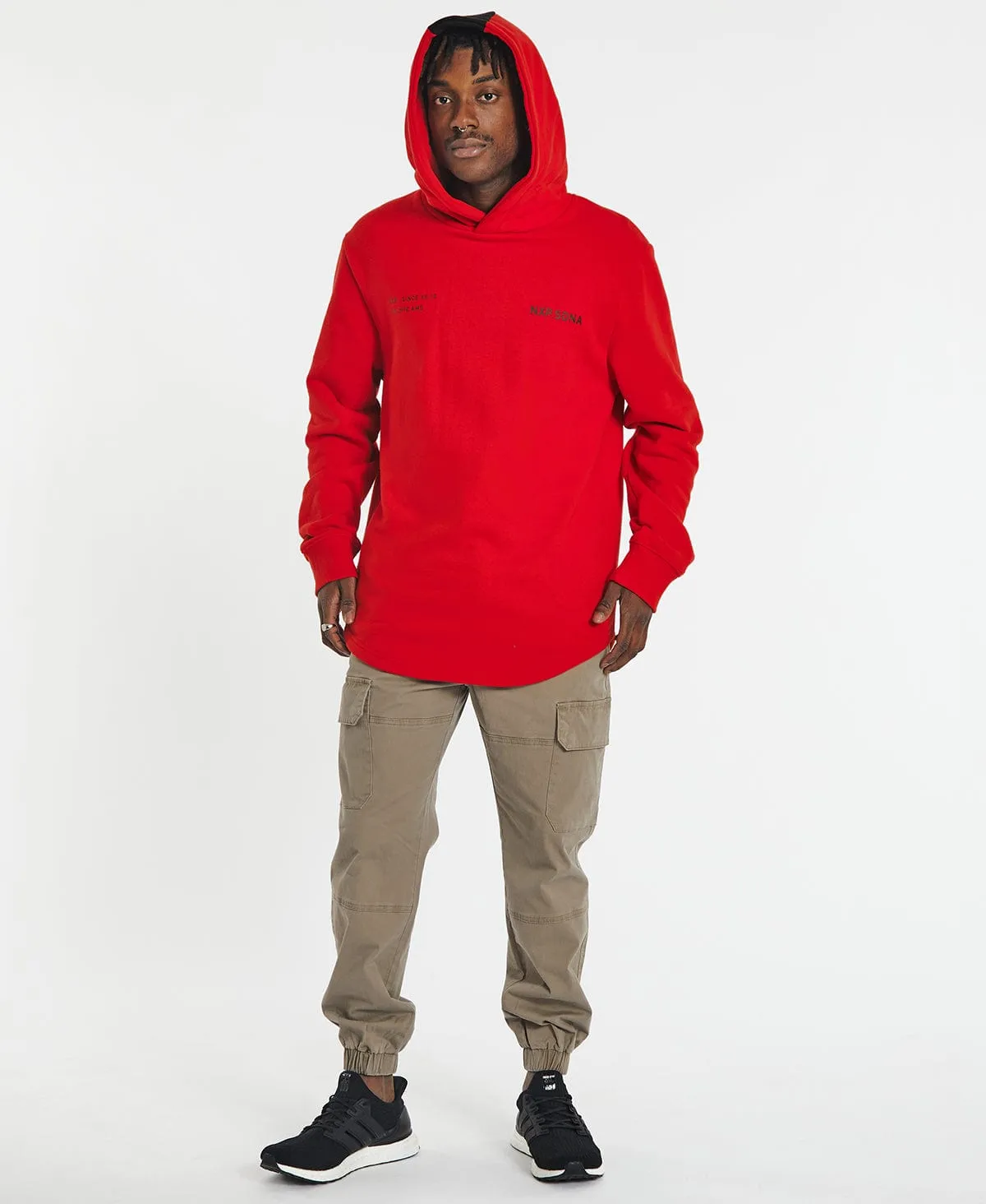 Nuclear Dual Curved Hoodie Poppy Red sold by Neverland product image thumbnail 5