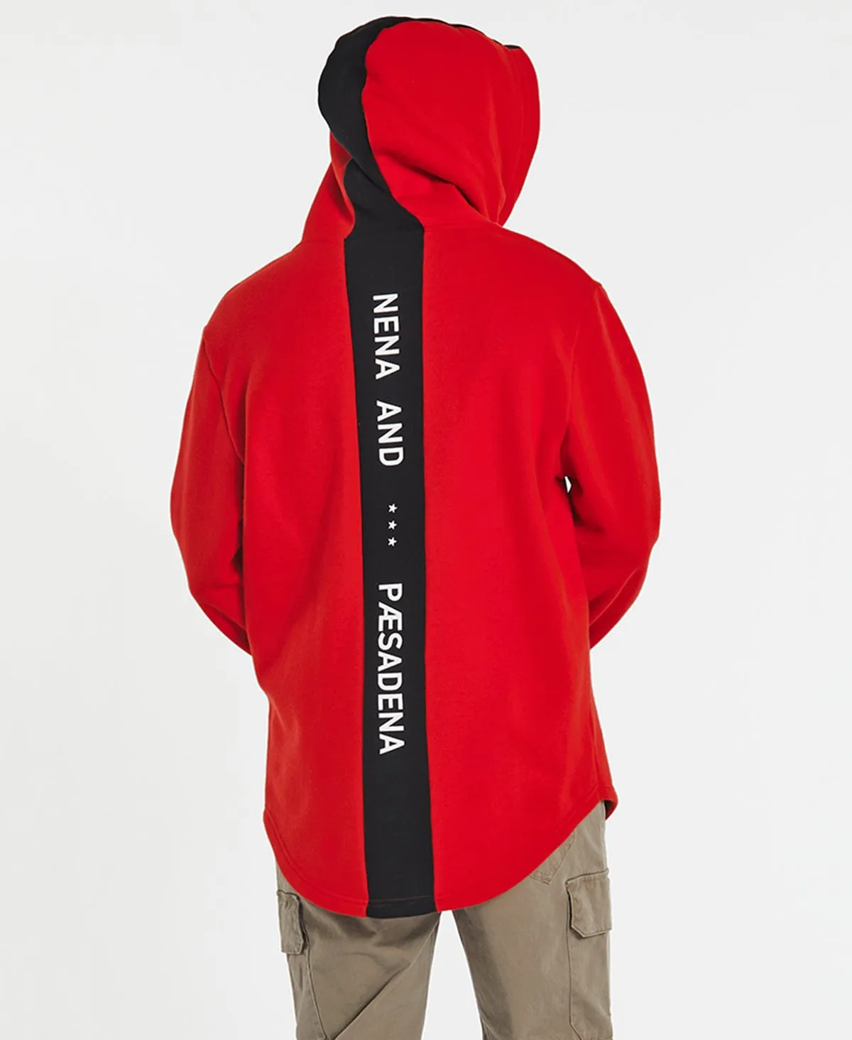 Nuclear Dual Curved Hoodie Poppy Red sold by Neverland product image thumbnail 4