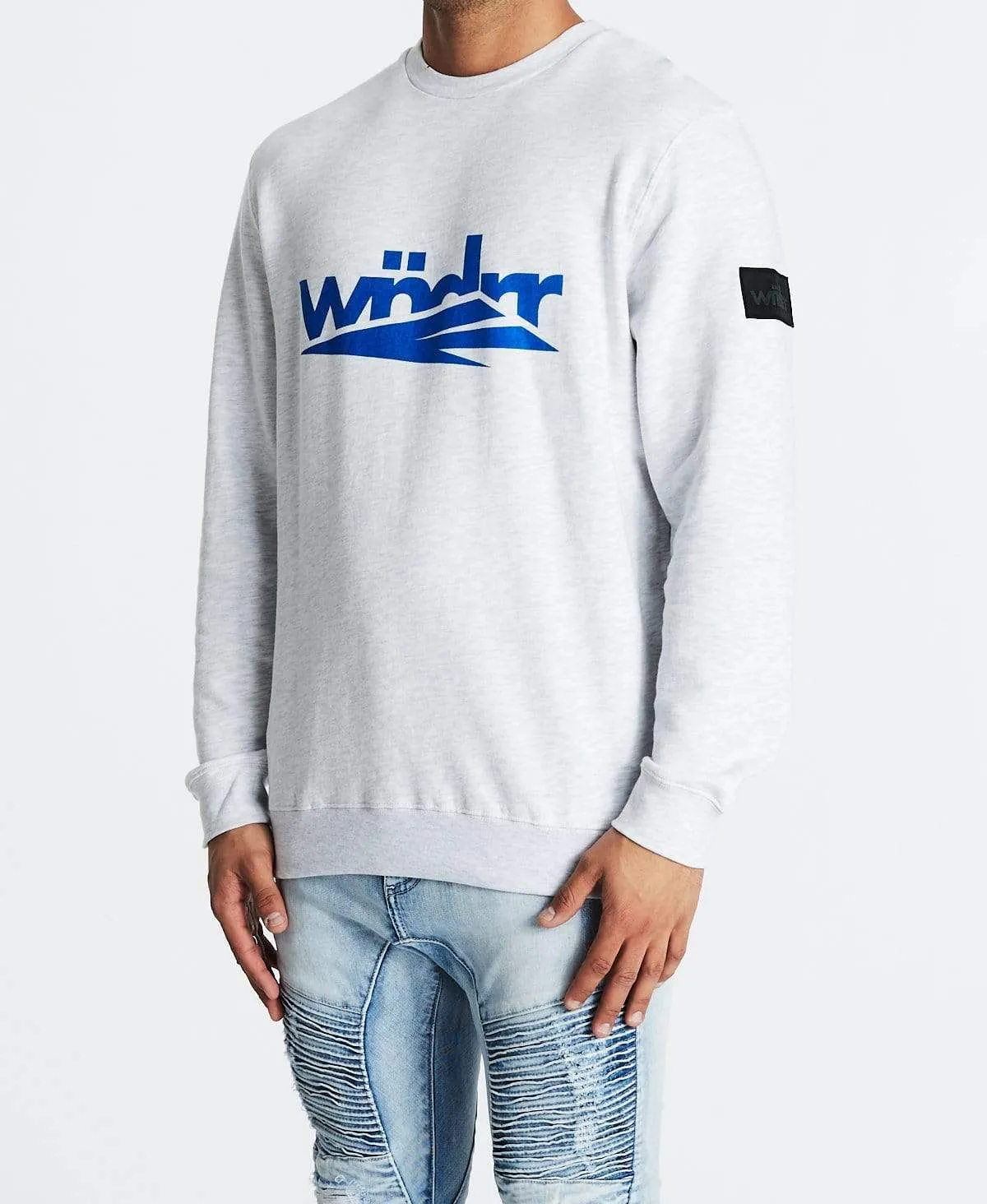 Trails Crew Jumper White Marl sold by Neverland product image thumbnail 3