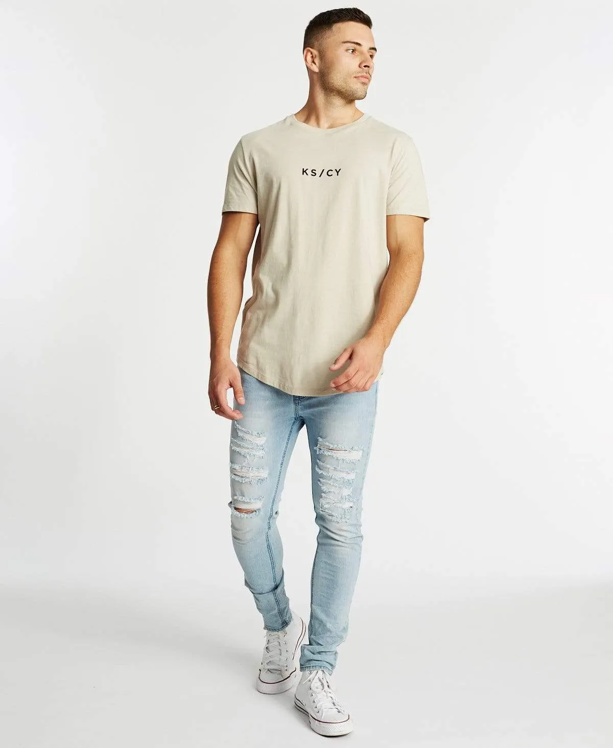 Over Done Baseball T-Shirt Stone sold by Neverland product image thumbnail 5