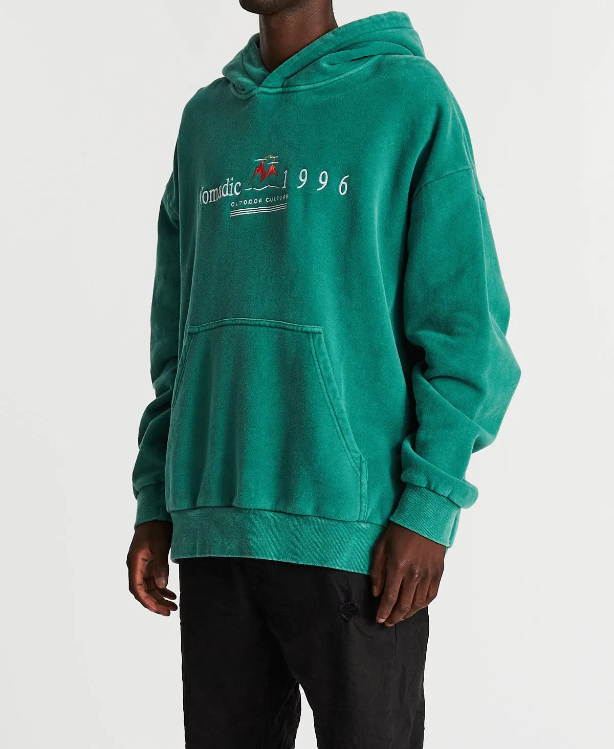 Breezy Relaxed Hoodie Pigment Deep Jungle sold by Neverland product image thumbnail 3