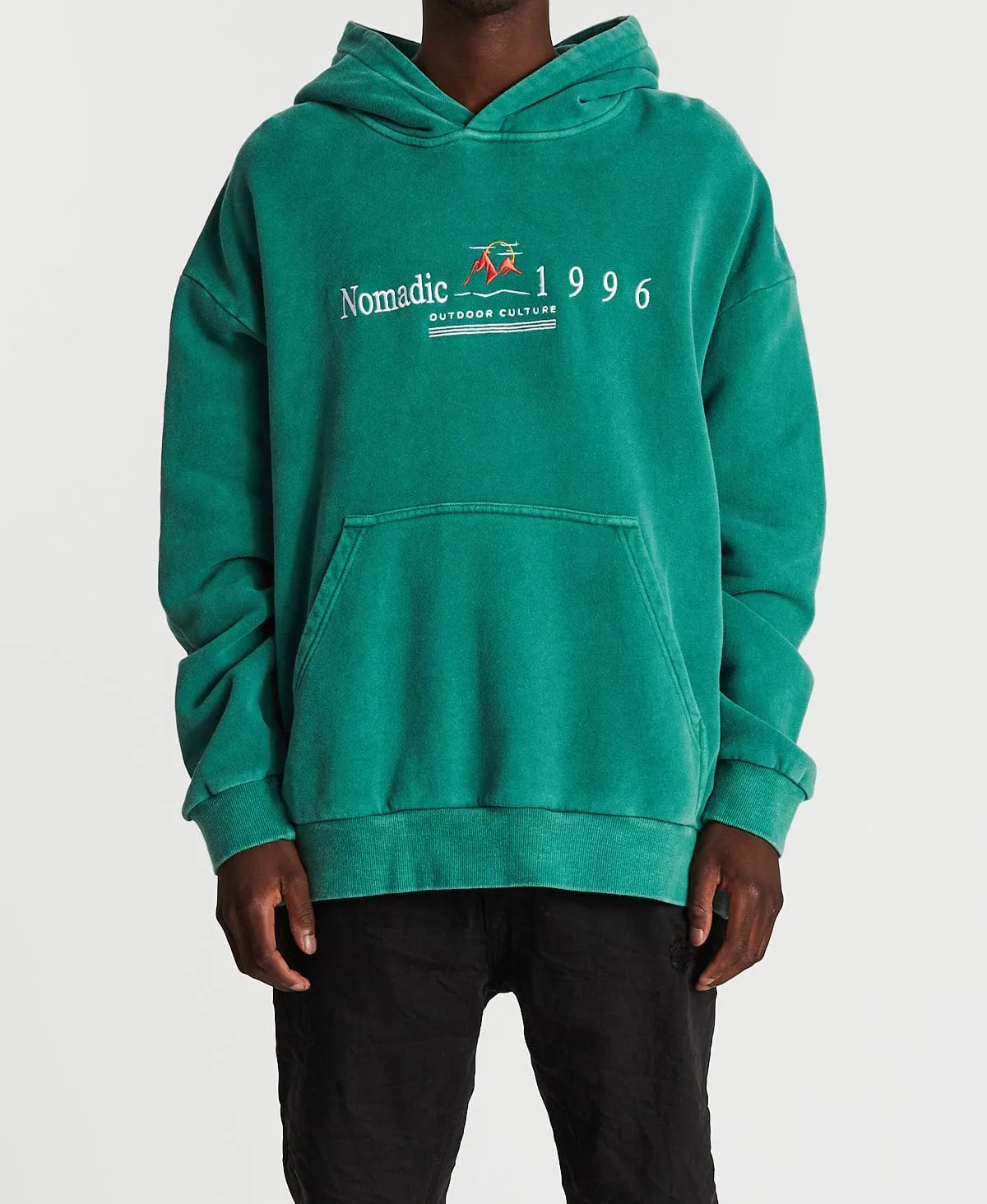 Breezy Relaxed Hoodie Pigment Deep Jungle sold by Neverland