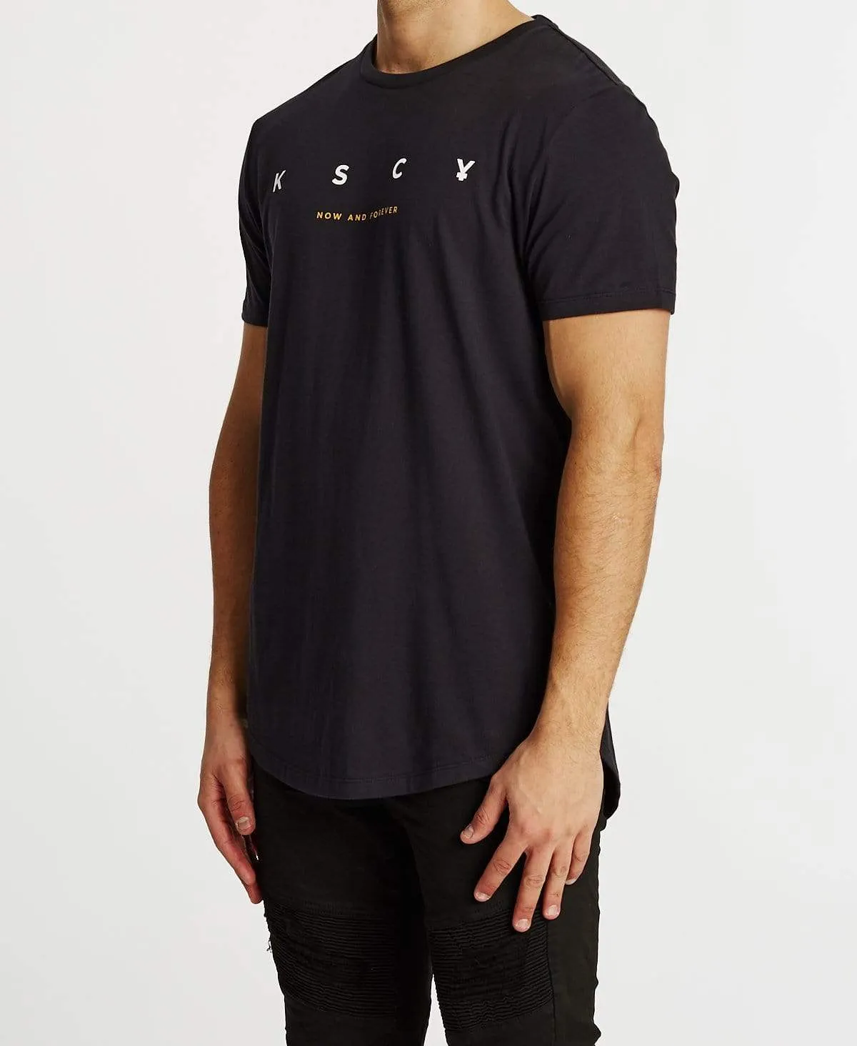 Offshore Dual Curved T-Shirt Jet Black sold by Neverland product image thumbnail 3