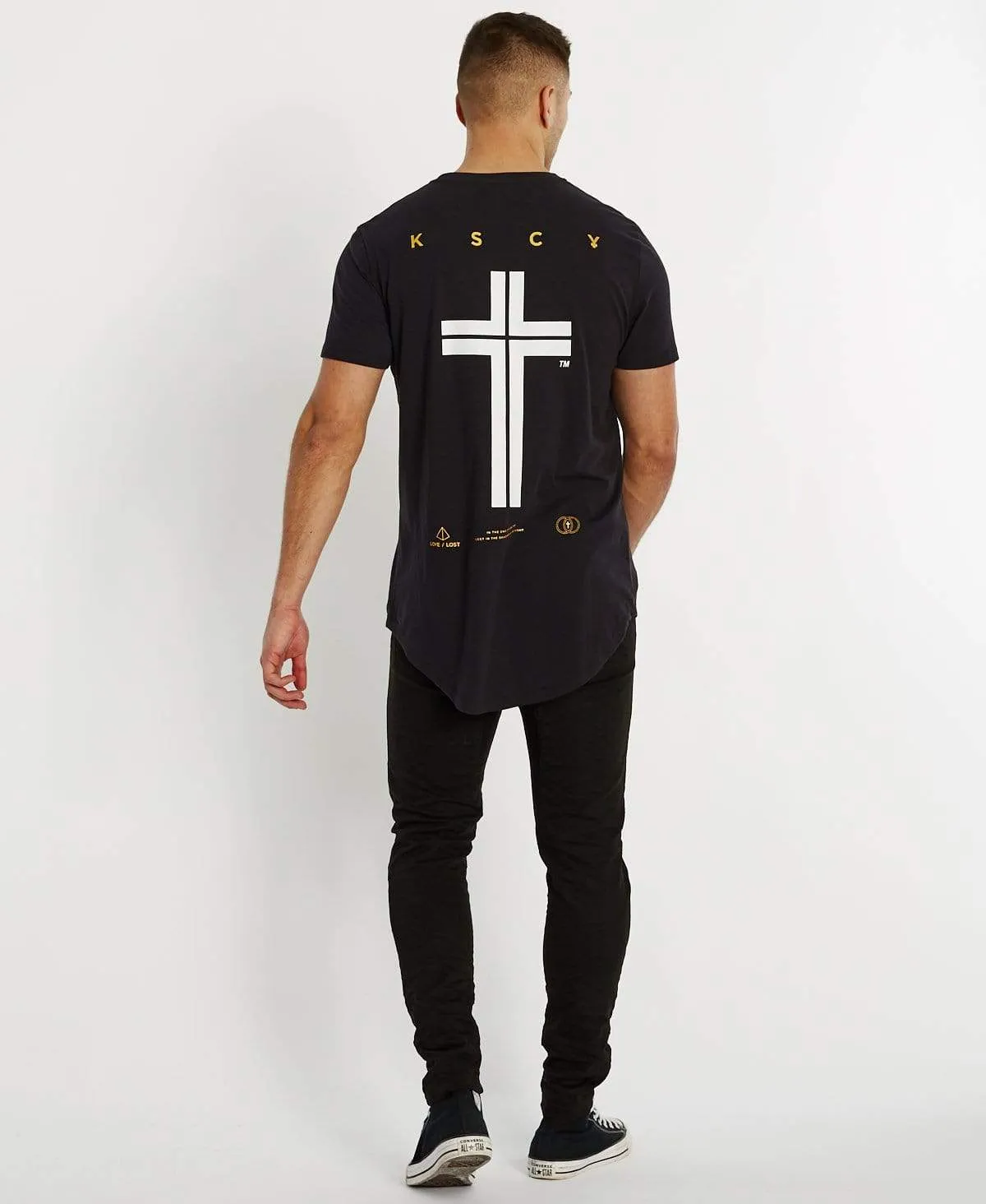 Offshore Dual Curved T-Shirt Jet Black sold by Neverland product image thumbnail 5