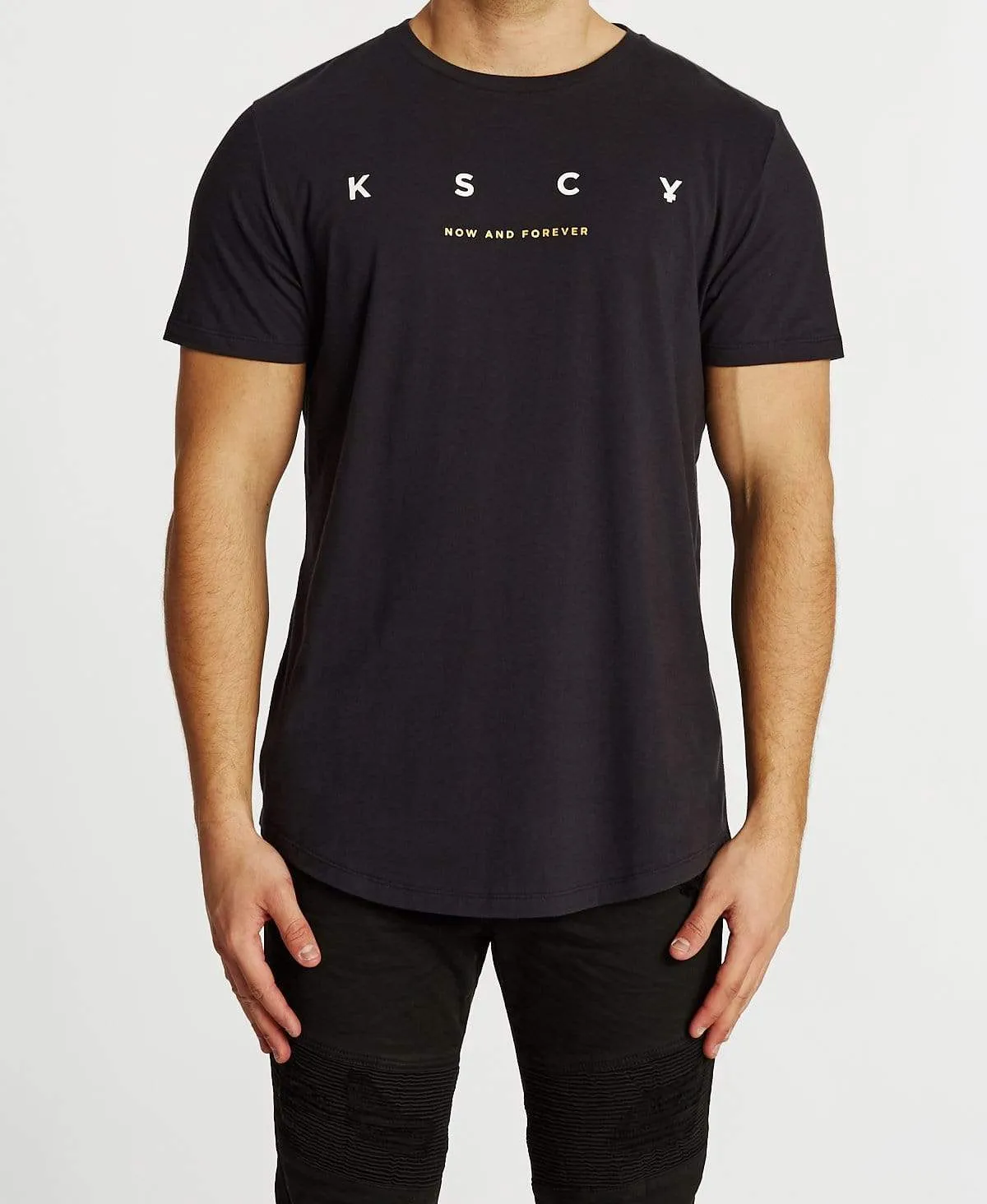 Offshore Dual Curved T-Shirt Jet Black sold by Neverland product image thumbnail 2