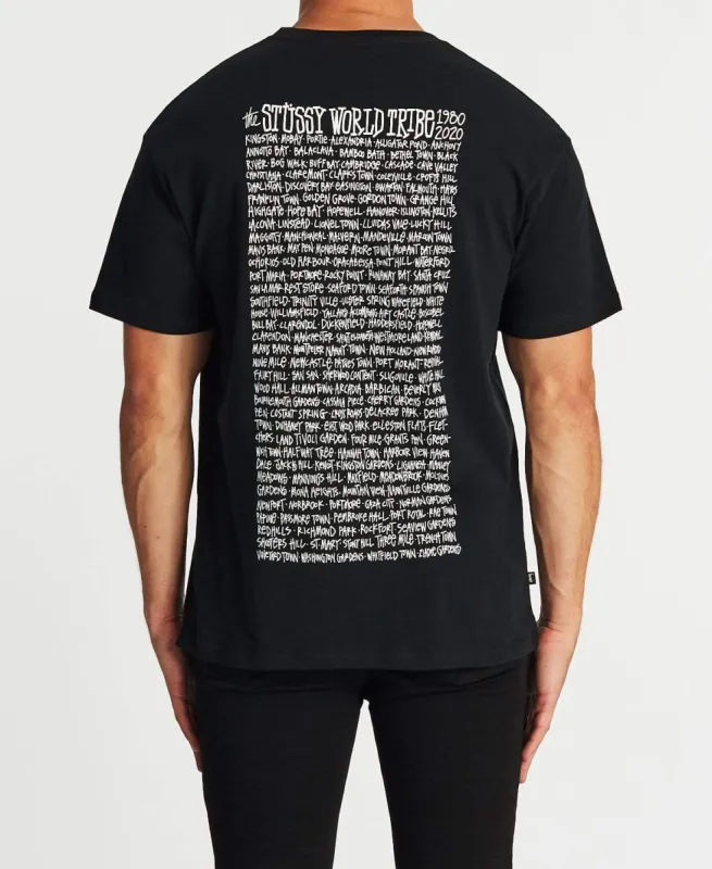 Jamaica World Tribe T-Shirt Solid Black sold by Neverland