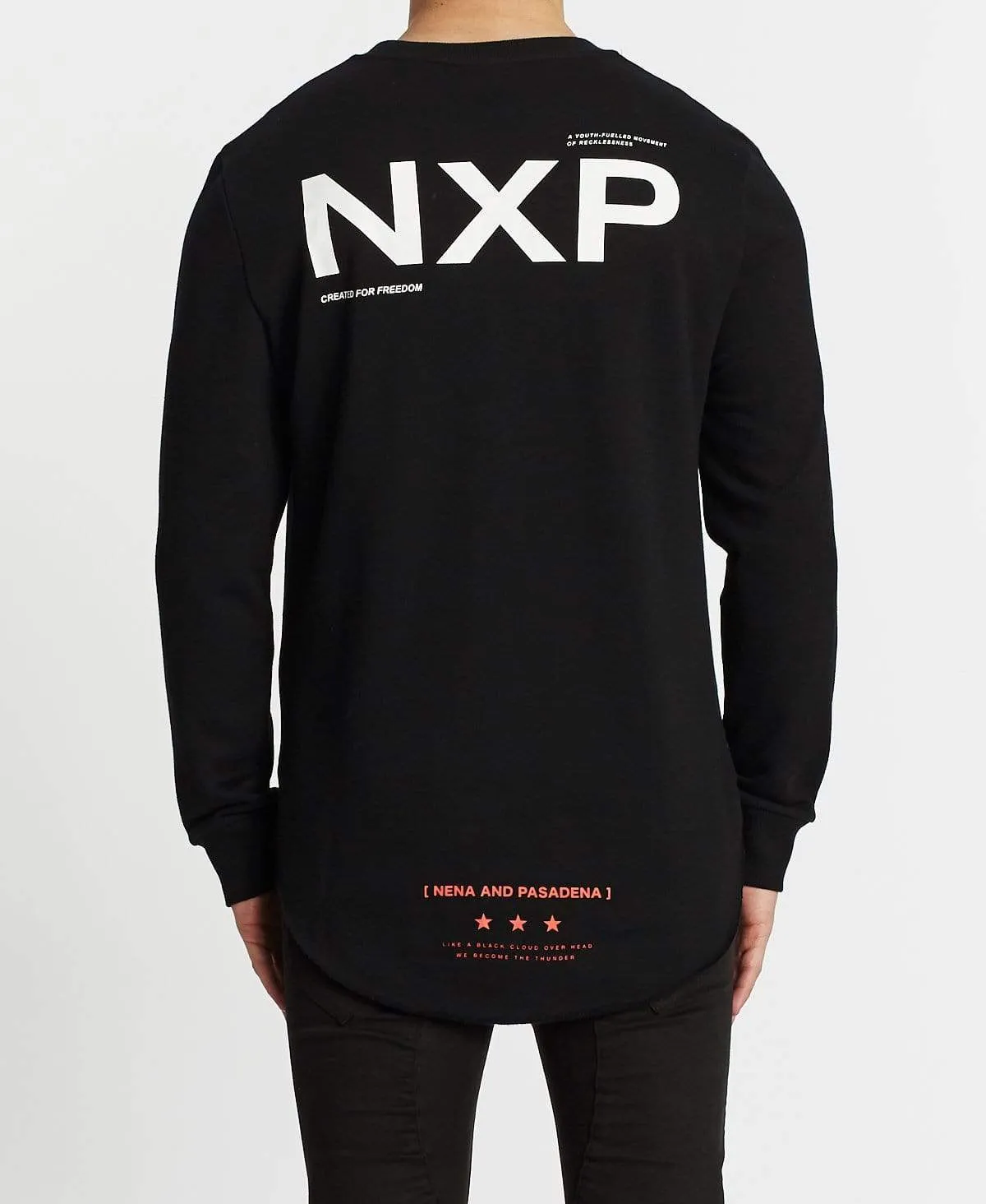 Thunder Struck Dual Curved Jumper Jet Black sold by Neverland