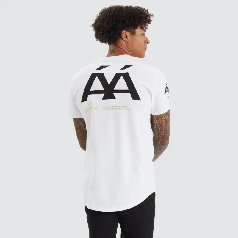 Jive Dual Curved Tee Optical White sold by Neverland