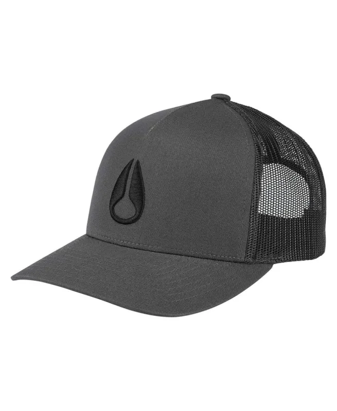 Iconed Trucker Hat Charcoal/Black sold by Neverland