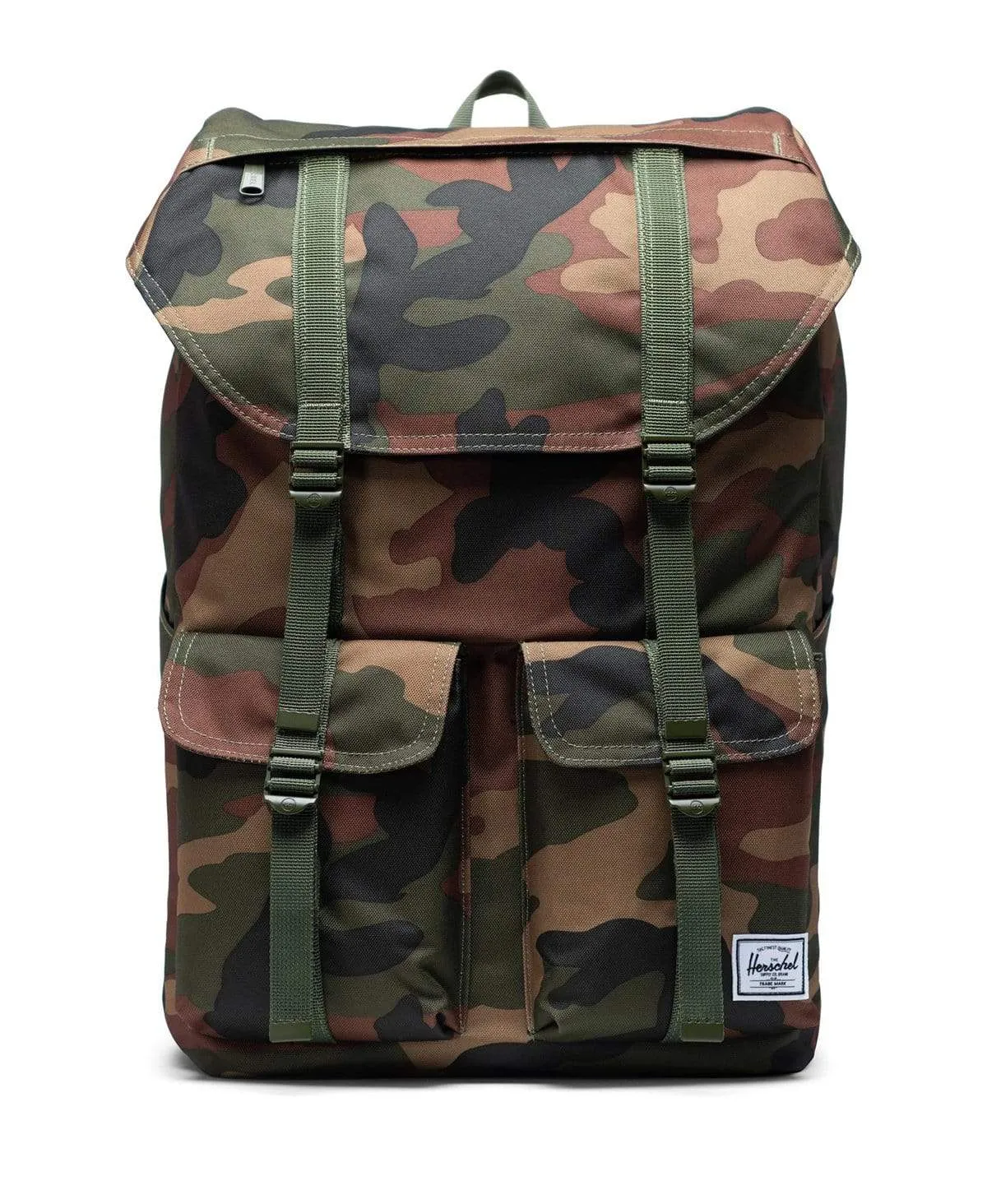 Buckingham Backpack Woodland Camo sold by Neverland