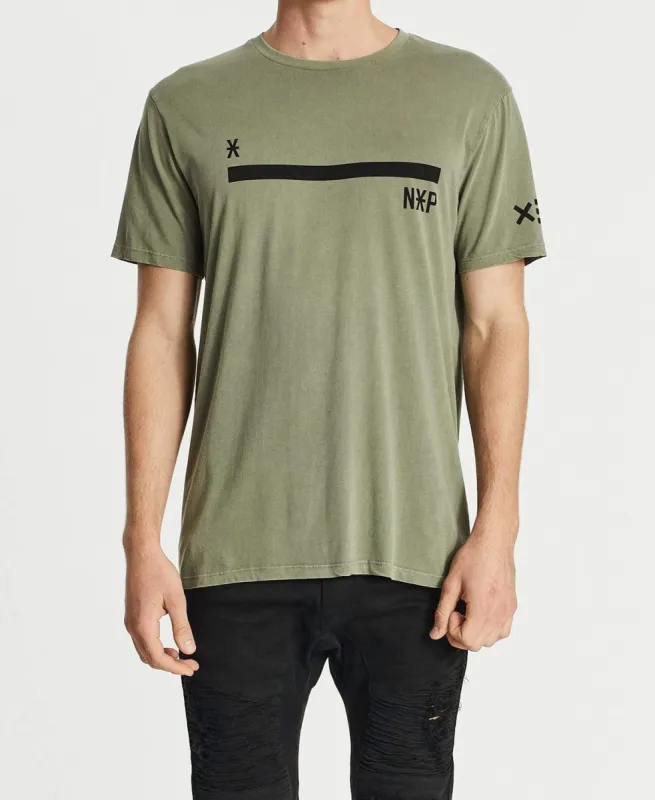 Endurance Cape Back T-Shirt Pigment Khaki sold by Neverland
