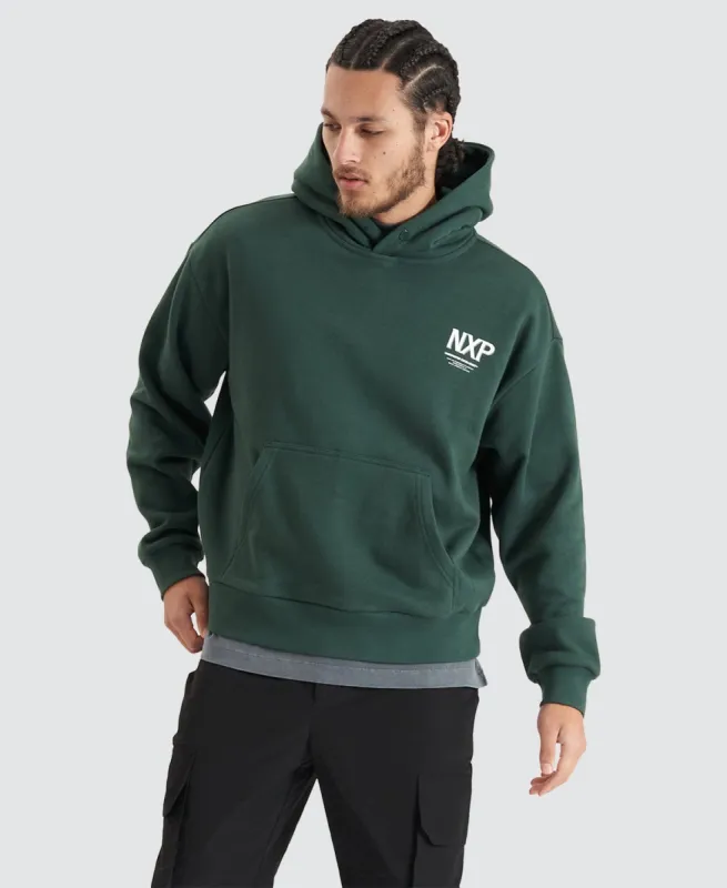 Platinum Heavy Box Fit Hoodie Pine Grove sold by Neverland
