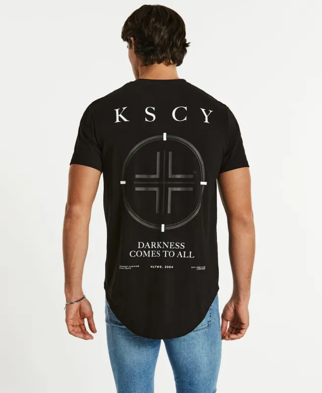 Slasher Dual Curved T-Shirt Jet Black sold by Neverland