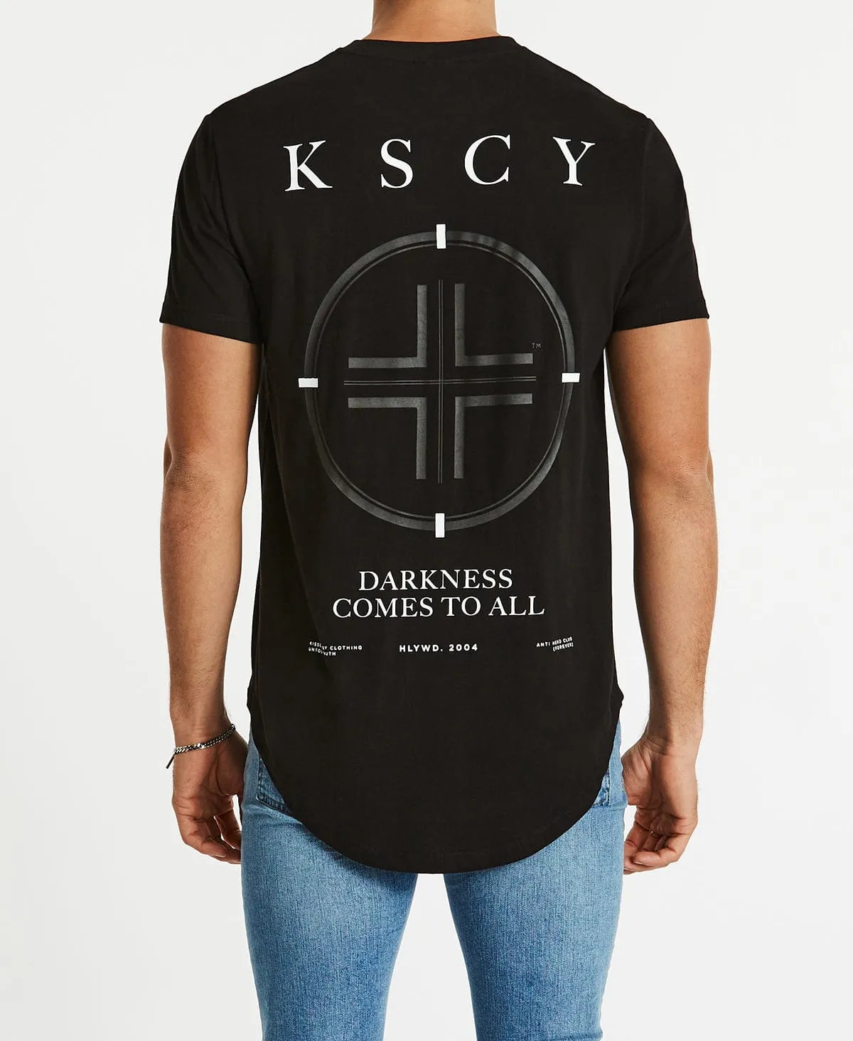 Slasher Dual Curved T-Shirt Jet Black sold by Neverland product image thumbnail 3