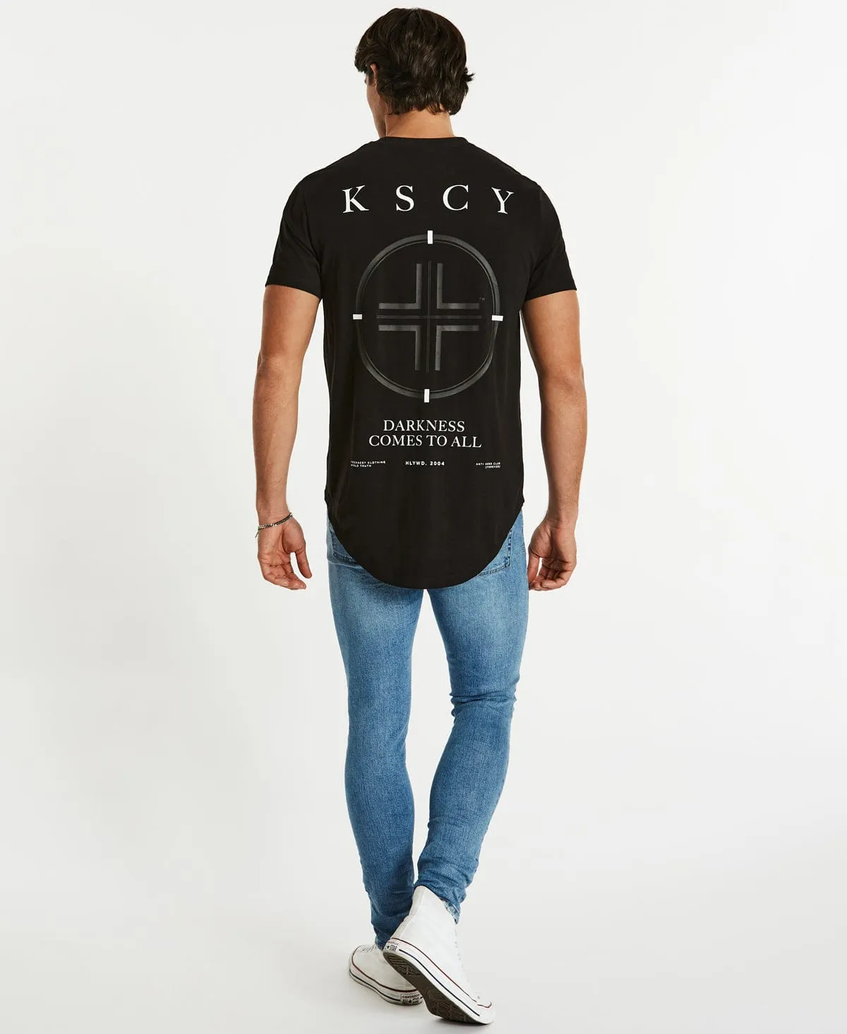 Slasher Dual Curved T-Shirt Jet Black sold by Neverland product image thumbnail 5