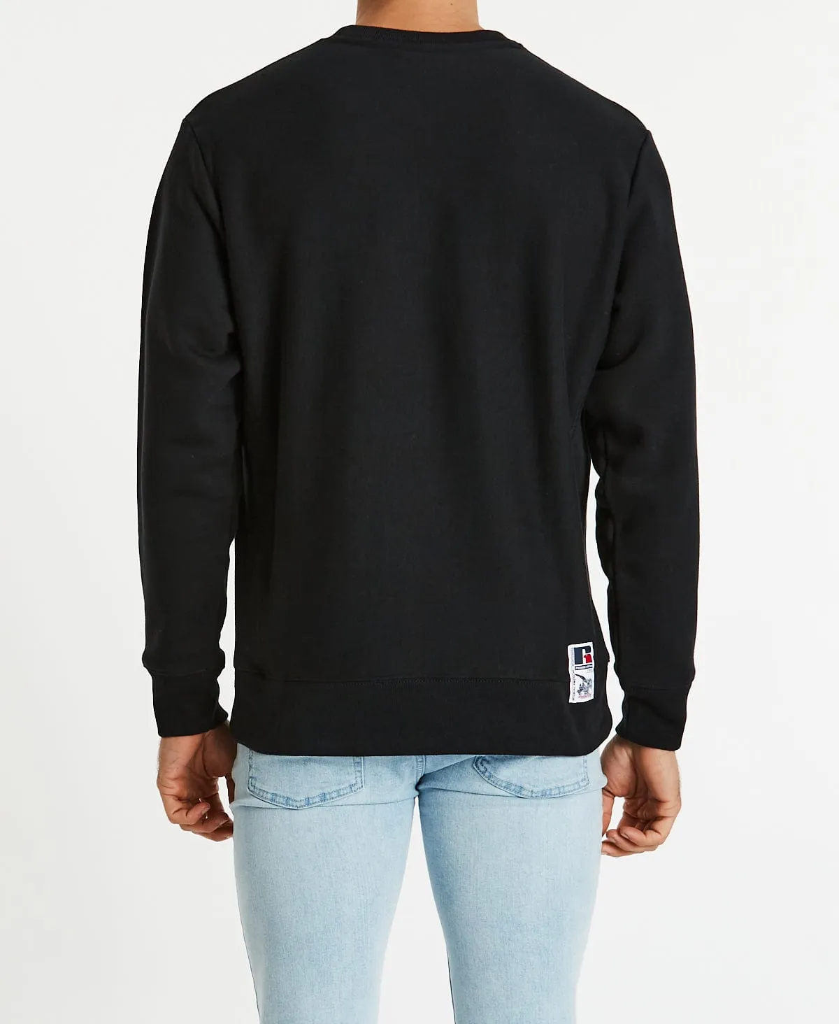 Applique Arch Brand Crew Jumper Black sold by Neverland product image thumbnail 2