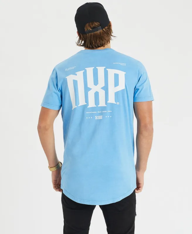 Allegiance Tee Pigment Azure Blue sold by Neverland