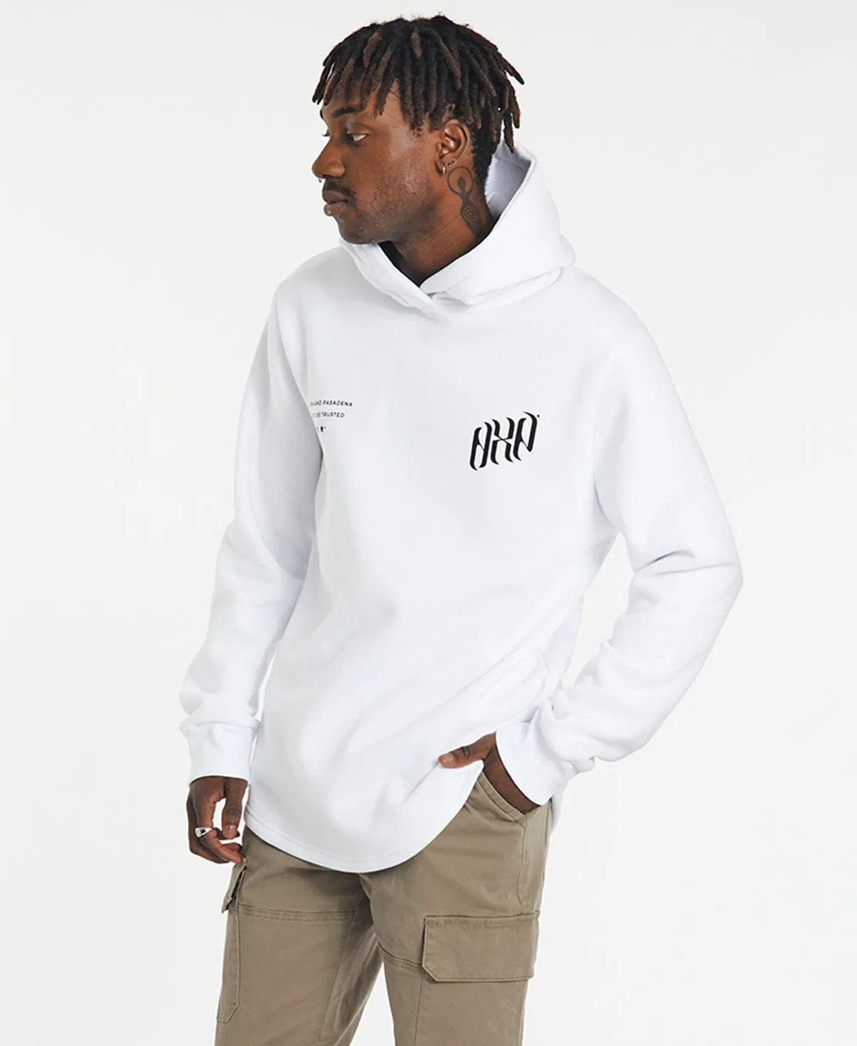 Octane Dual Curved Hoodie White sold by Neverland product image thumbnail 2