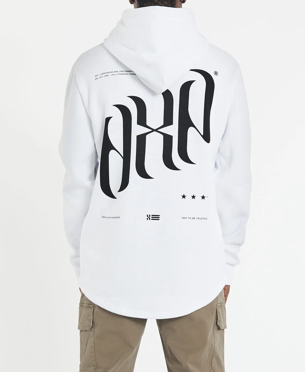 Octane Dual Curved Hoodie White sold by Neverland product image thumbnail 3
