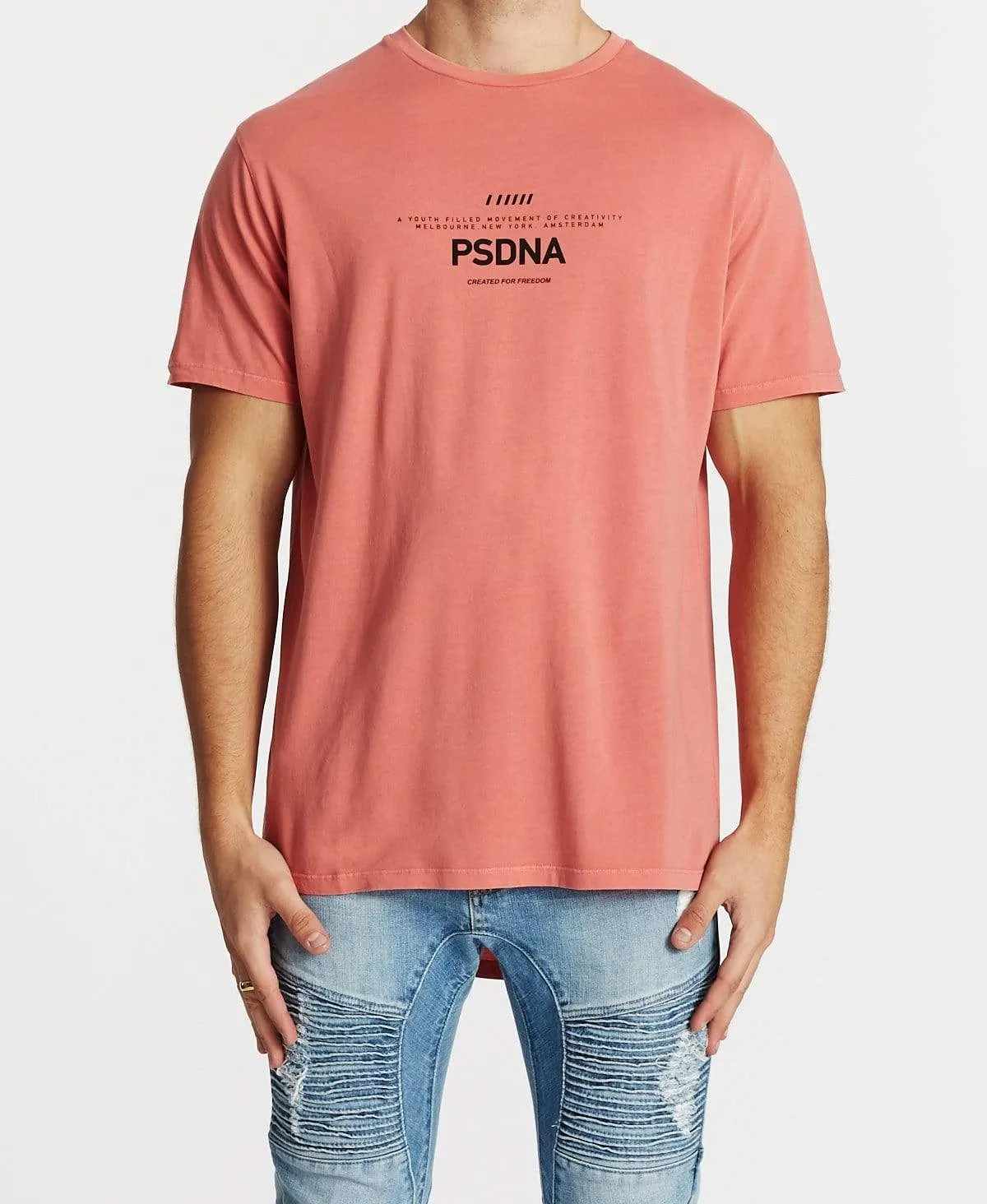 Energy Cape Back T-Shirt Pigment Coral sold by Neverland product image thumbnail 2