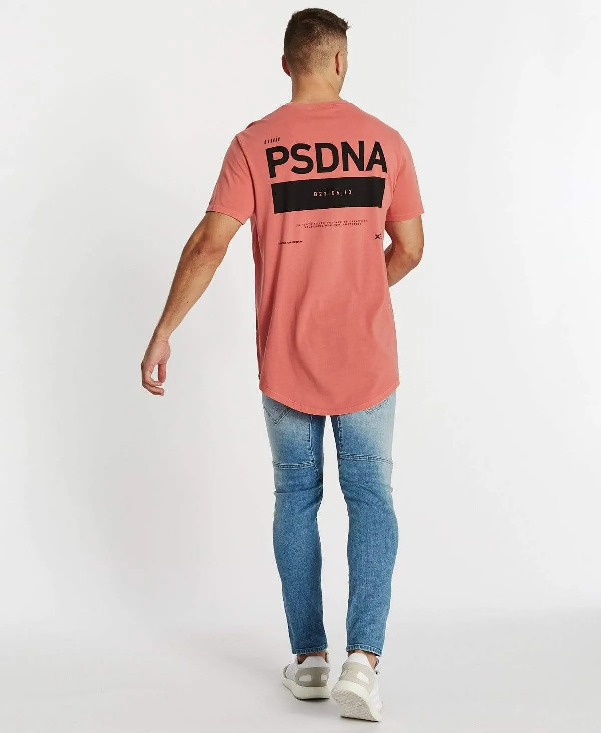 Energy Cape Back T-Shirt Pigment Coral sold by Neverland product image thumbnail 5