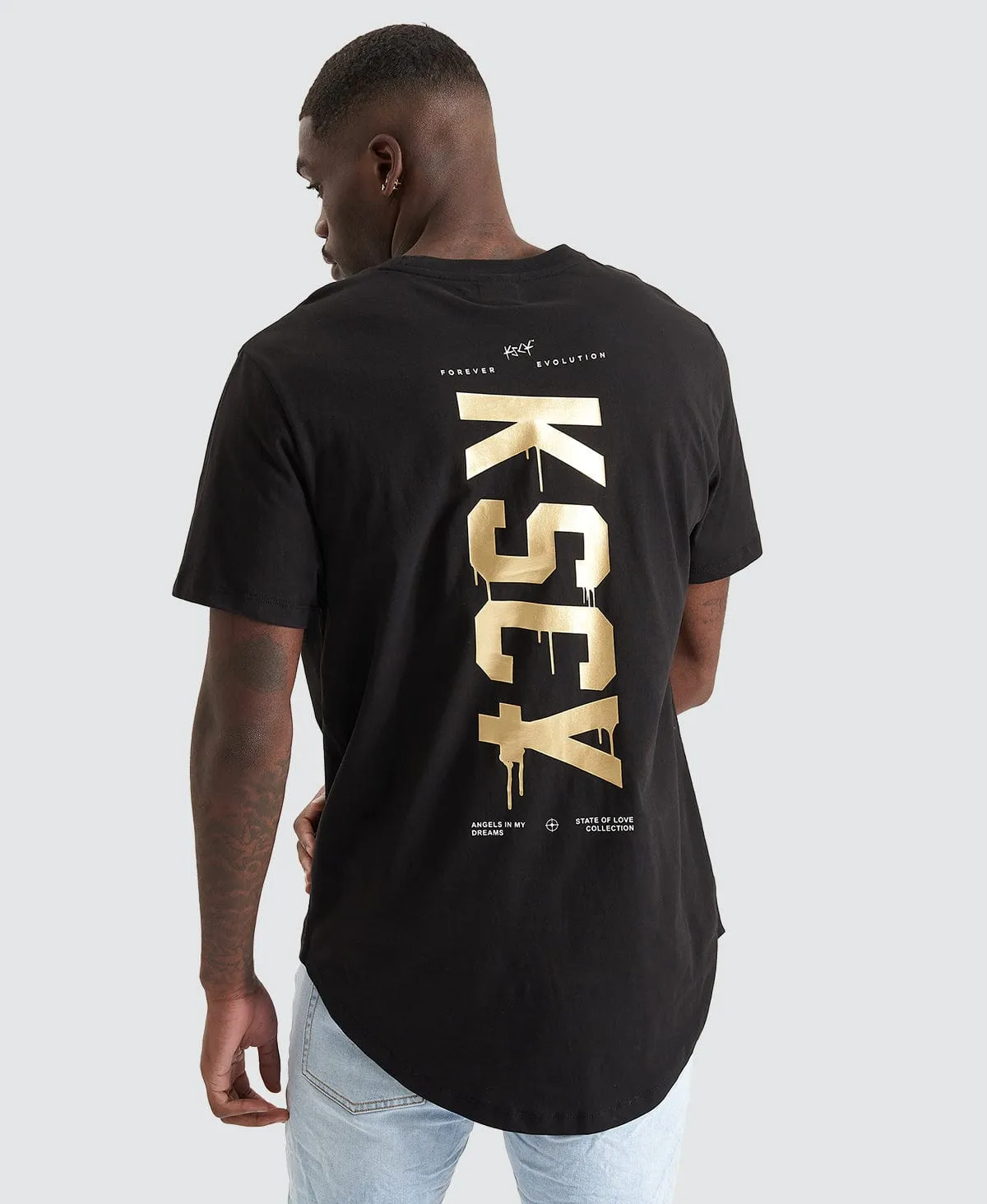 Eternity Dual Curved T-Shirt Jet Black sold by Neverland product image thumbnail 2