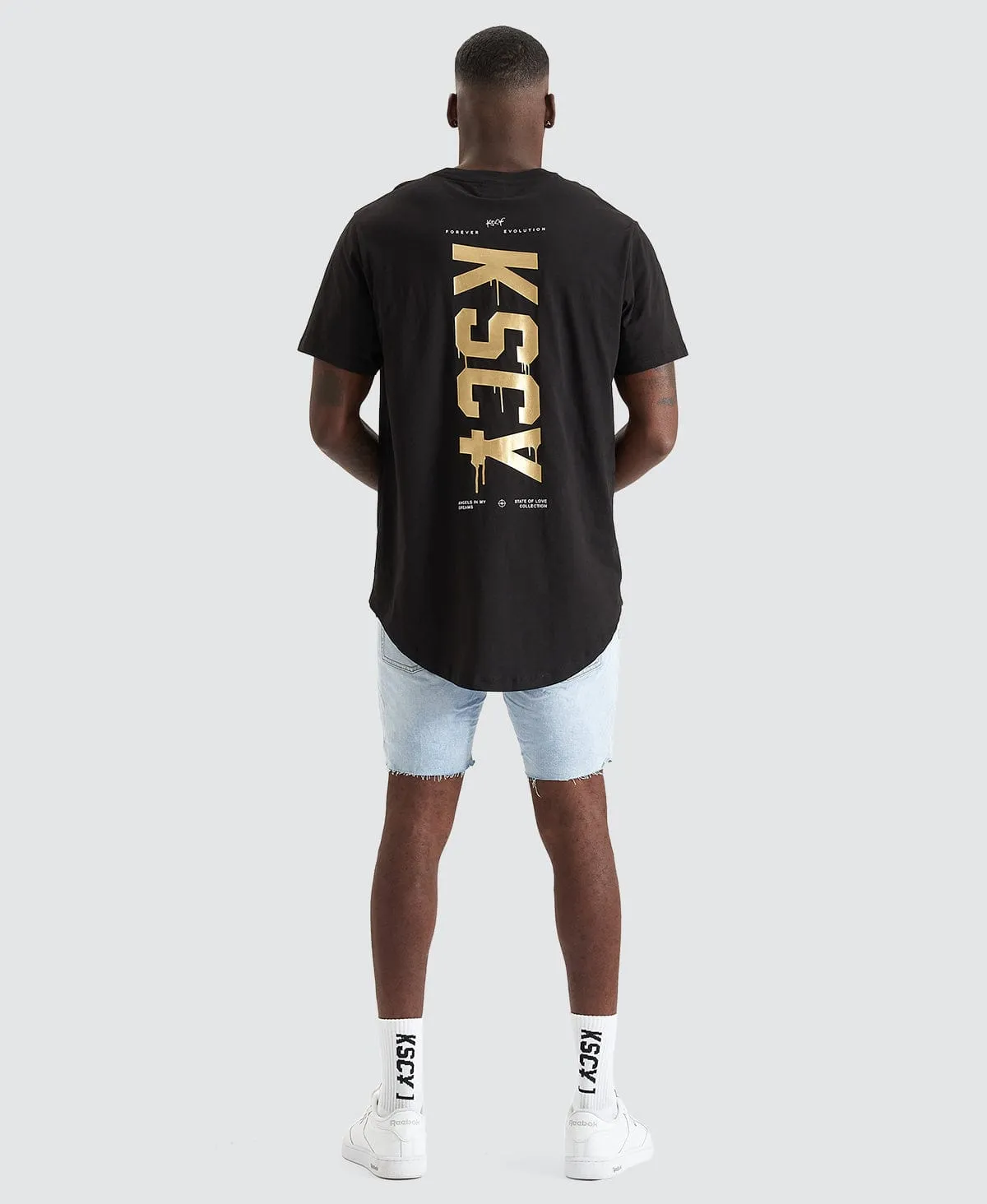 Eternity Dual Curved T-Shirt Jet Black sold by Neverland product image thumbnail 4