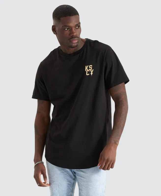 Eternity Dual Curved T-Shirt Jet Black sold by Neverland