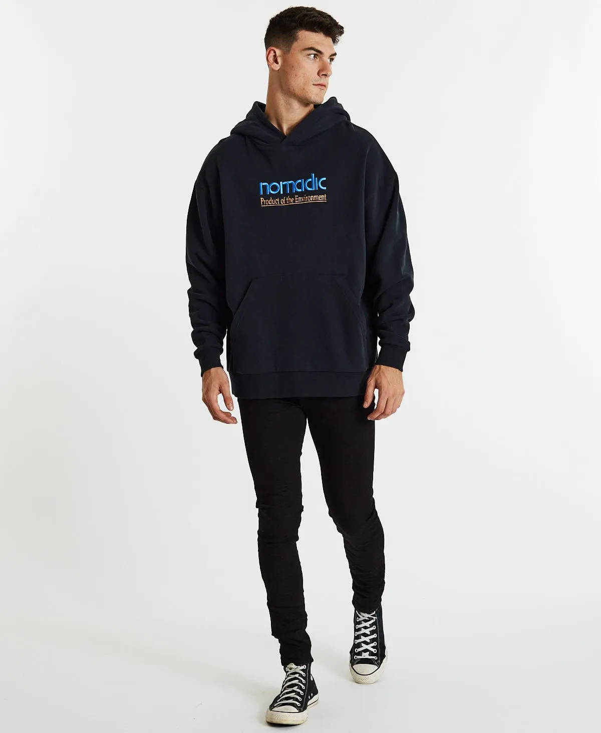 Forever Relaxed Hoodie Jet Black sold by Neverland product image thumbnail 4