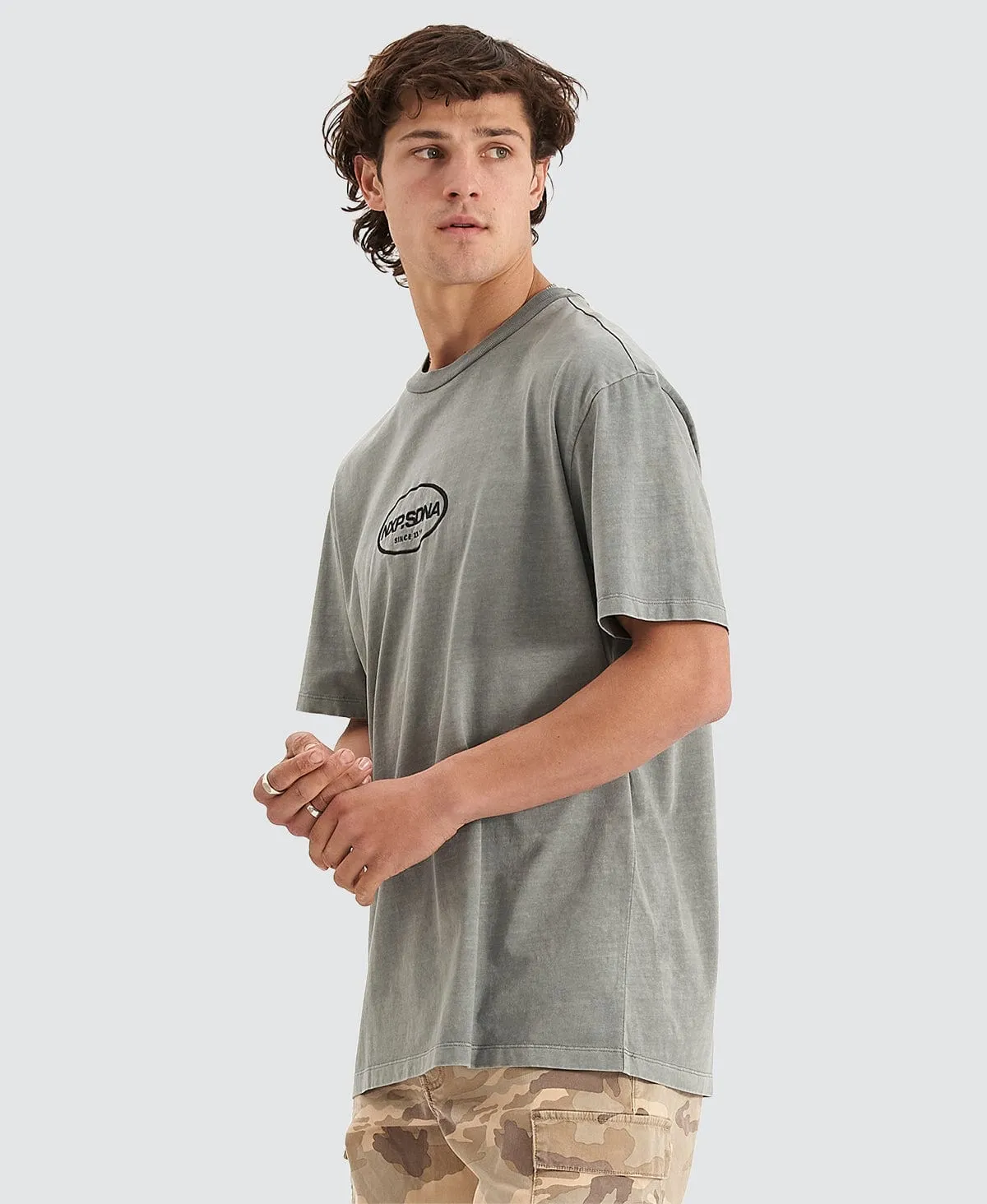 Cycle Relaxed T-Shirt Pigment Neutral Grey sold by Neverland product image thumbnail 4