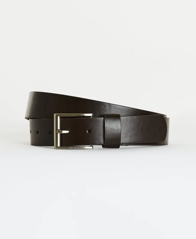 Manchester Vegan Leather Belt Brown sold by Neverland