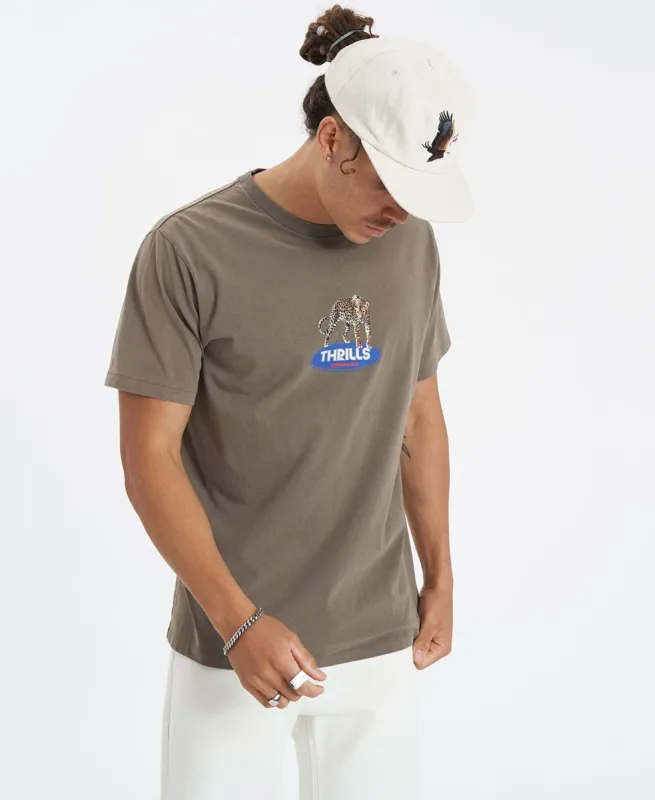 Lurker Merch Fit T-Shirt Tarmac Green sold by Neverland