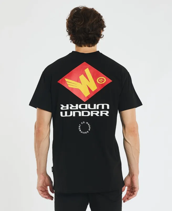 Station Custom Fit T-Shirt Black sold by Neverland