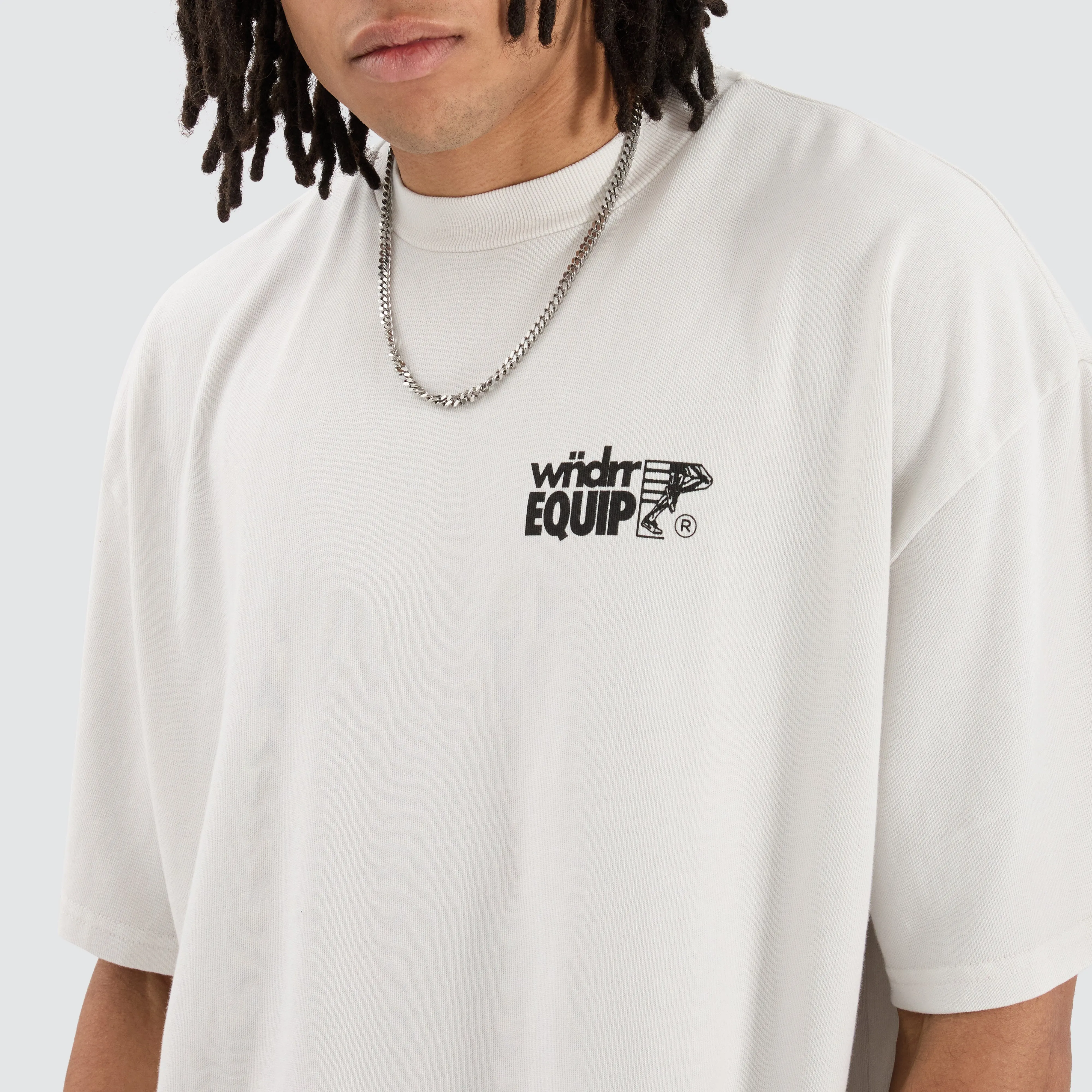 Equip Heavyweight Tee White sold by Neverland product image thumbnail 3