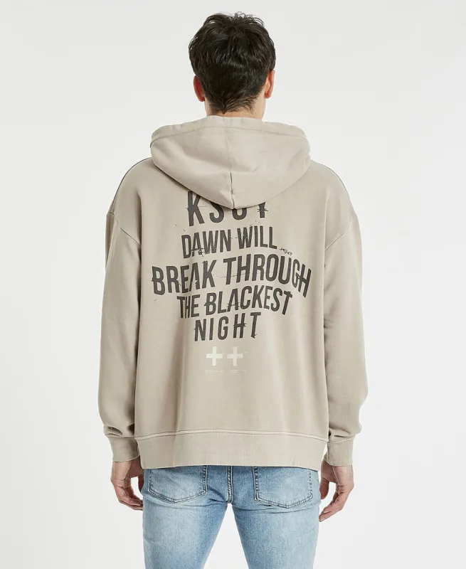 Mason Relaxed Hoodie Pigment Warm Grey sold by Neverland