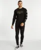 Ruler Cape Back Long Sleeve T-Shirt Jet Black sold by Neverland