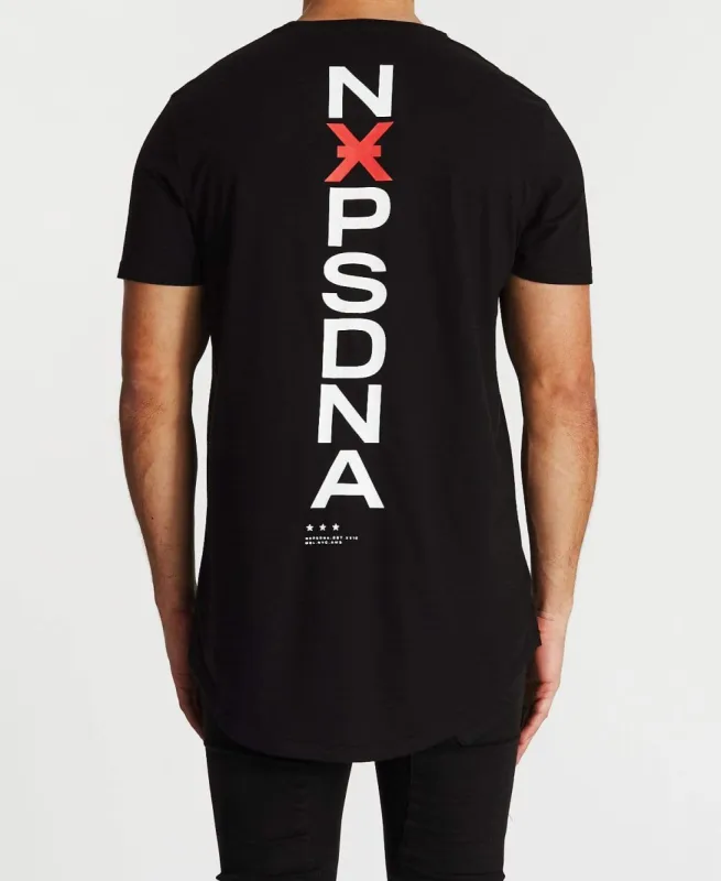 Impulsive Cape Back T-Shirt Jet Black sold by Neverland