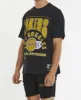 Division Arch Lakers T-Shirt Faded Black sold by Neverland