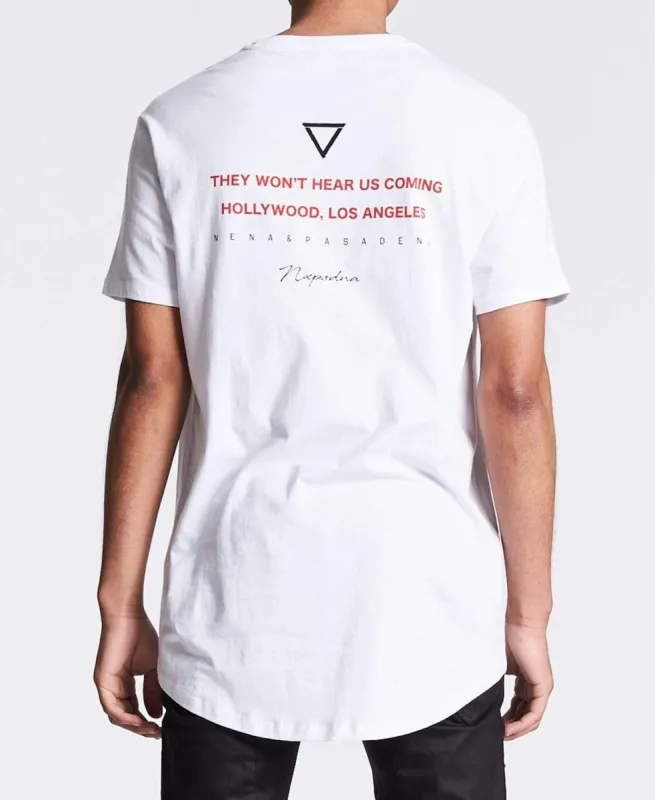 Speed Storm Cape Back T-Shirt White sold by Neverland