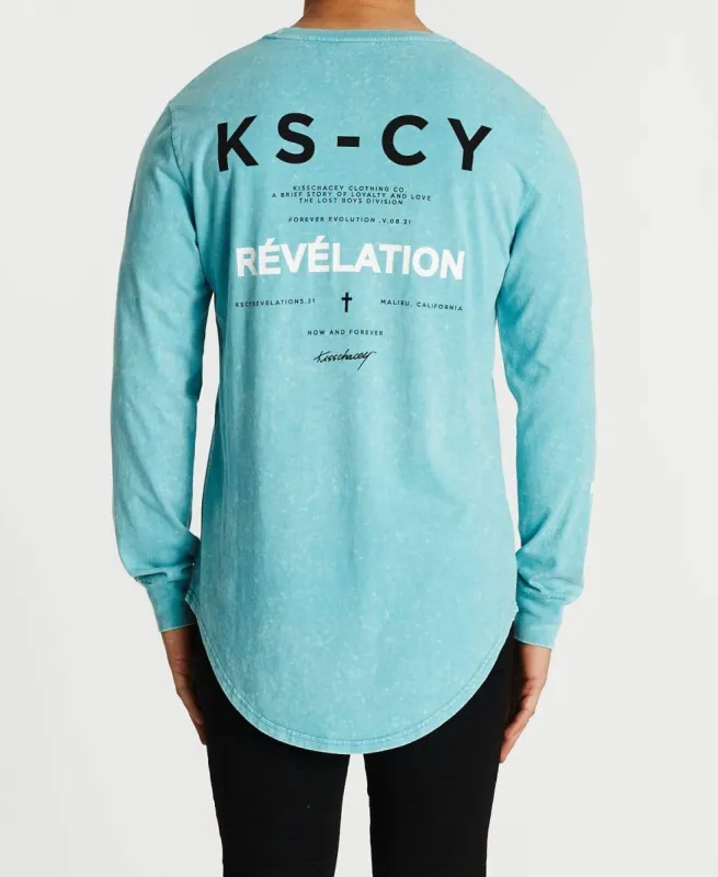 Story Cape Back Long Sleeve T-Shirt Acid Porcelain sold by Neverland