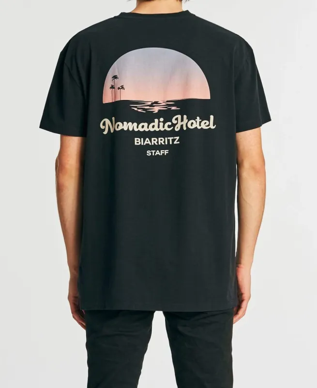 Biarritz Staff Standard T-Shirt Jet Black sold by Neverland