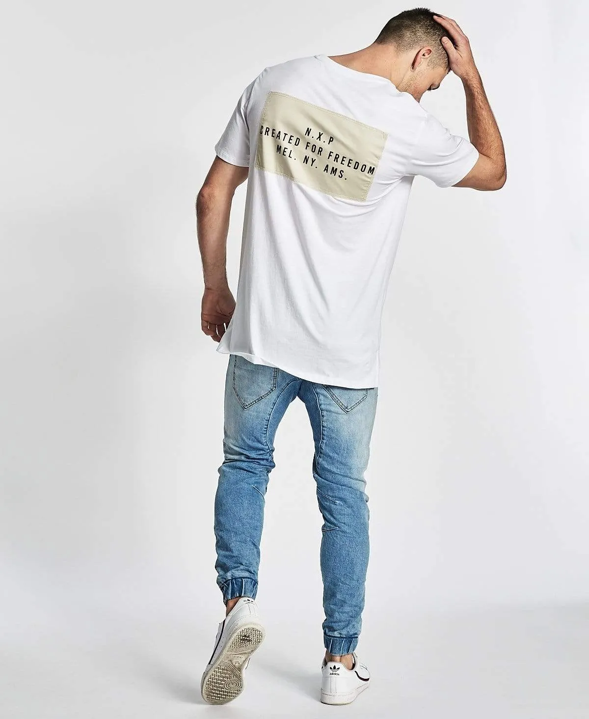Weekend Hybrid Step Hem T-Shirt White sold by Neverland product image thumbnail 4