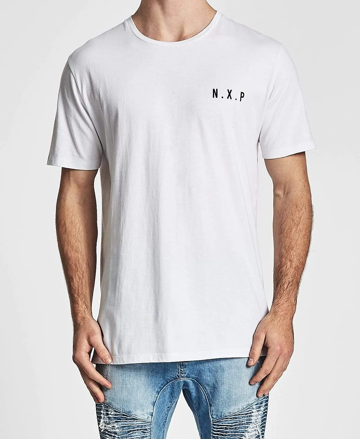 Weekend Hybrid Step Hem T-Shirt White sold by Neverland product image thumbnail 2