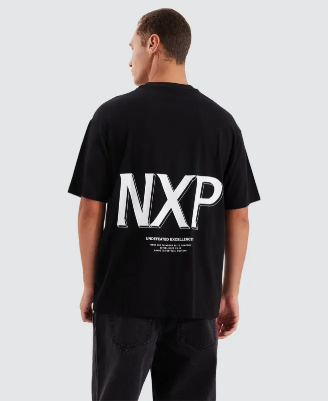 Suspension Heavy Box Fit Tee Jet Black sold by Neverland