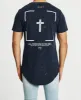 Endings Dual Curve T-Shirt Acid Navy sold by Neverland