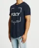 Endings Dual Curve T-Shirt Acid Navy sold by Neverland