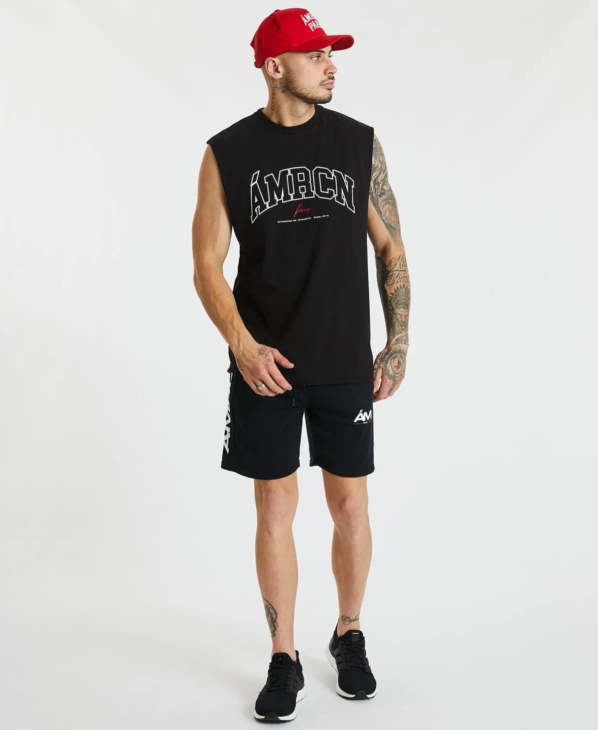 Aston Scoop Back Muscle Tee Jet Black sold by Neverland product image thumbnail 4