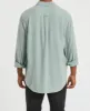 Newport Linen Long Sleeve Shirt Pigment Sage sold by Neverland