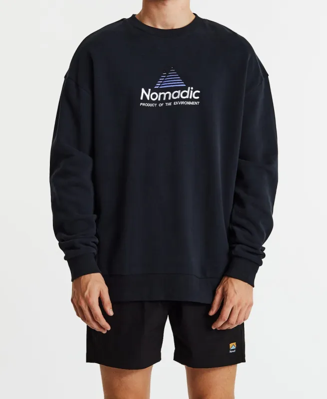 Glow Relaxed Jumper Jet Black sold by Neverland