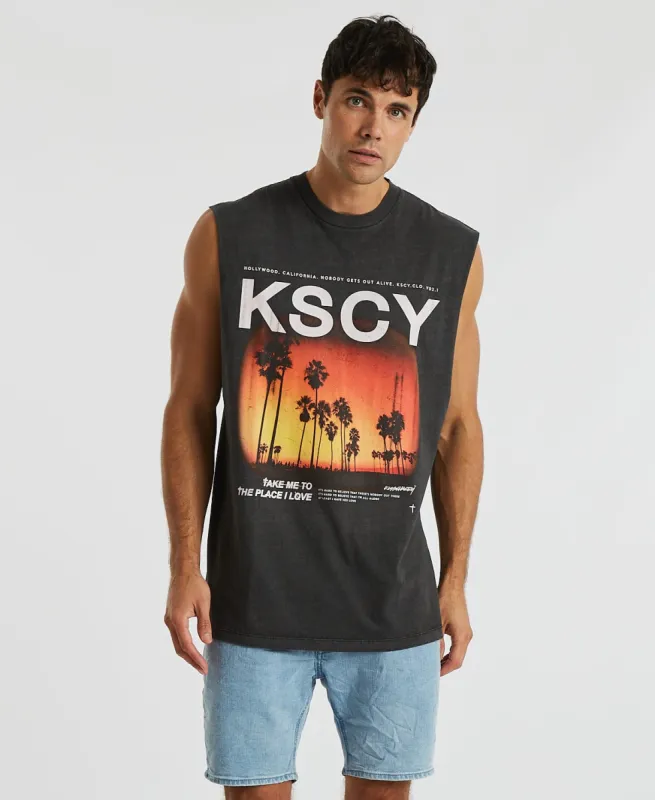 Understand Relaxed Muscle Tee Pigment Black sold by Neverland